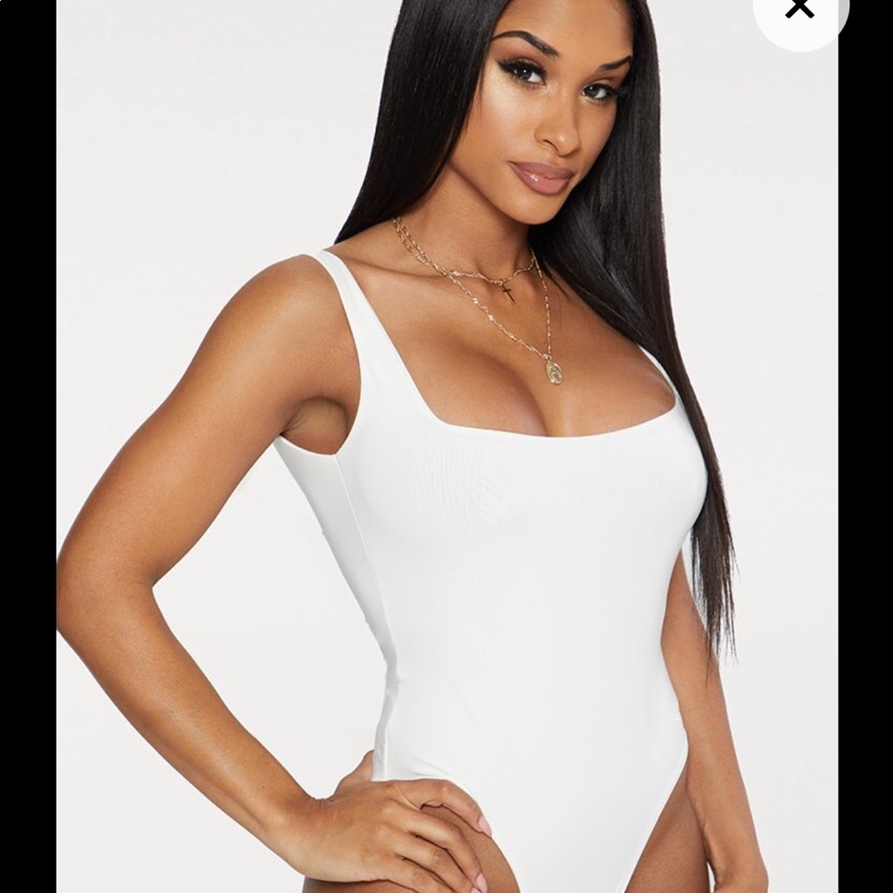 Prettylittlething white bodysuit